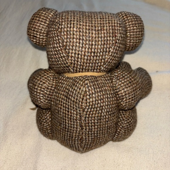 Nancy-Southerland Holmes 1983 Collectible Bear‎ Brown Plaid  Vintage Winston - Picture 3 of 9